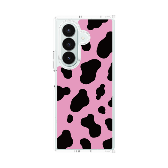 クリアケース［ Cow - Pink ］