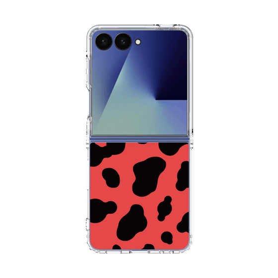 クリアケース［ Cow - Red ］