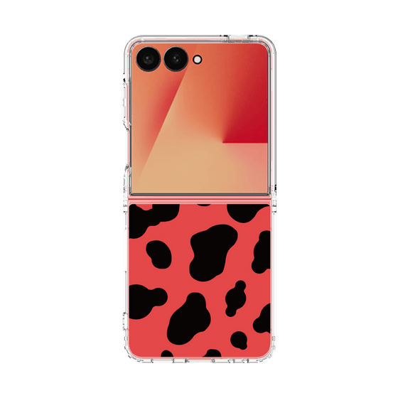 クリアケース［ Cow - Red ］