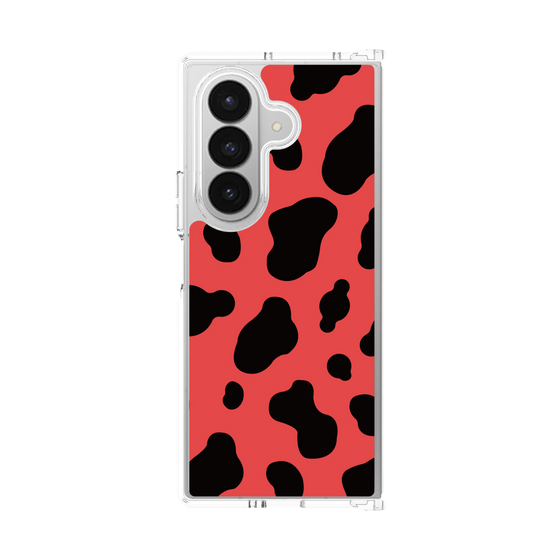 クリアケース［ Cow - Red ］