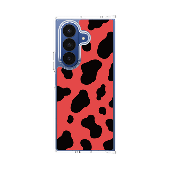 クリアケース［ Cow - Red ］