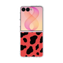 クリアケース［ Cow - Red ］