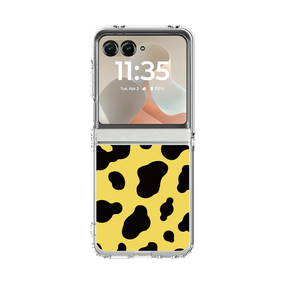 クリアケース［ Cow - Yellow ］