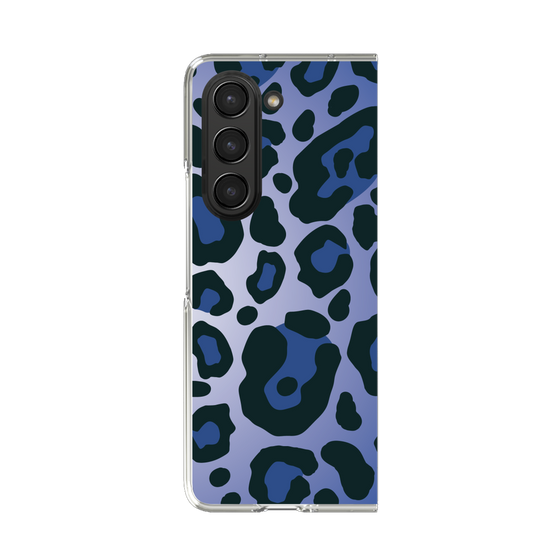 クリアケース［ Leopard - Blue ］