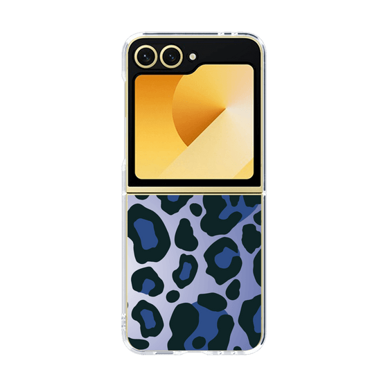 クリアケース［ Leopard - Blue ］