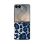 クリアケース［ Leopard - Blue ］