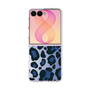 クリアケース［ Leopard - Blue ］