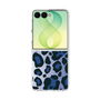 クリアケース［ Leopard - Blue ］