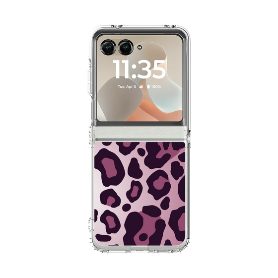 クリアケース［ Leopard - Pink ］