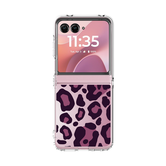 クリアケース［ Leopard - Pink ］