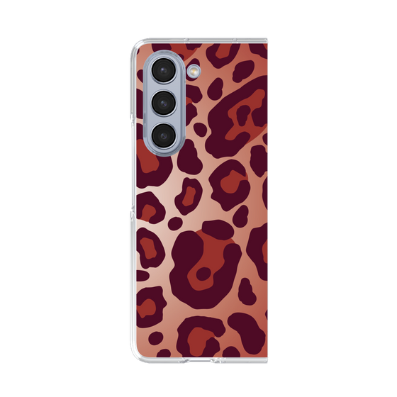 クリアケース［ Leopard - Red ］