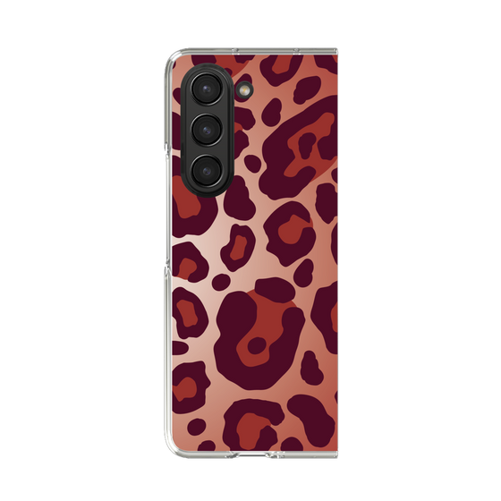 クリアケース［ Leopard - Red ］