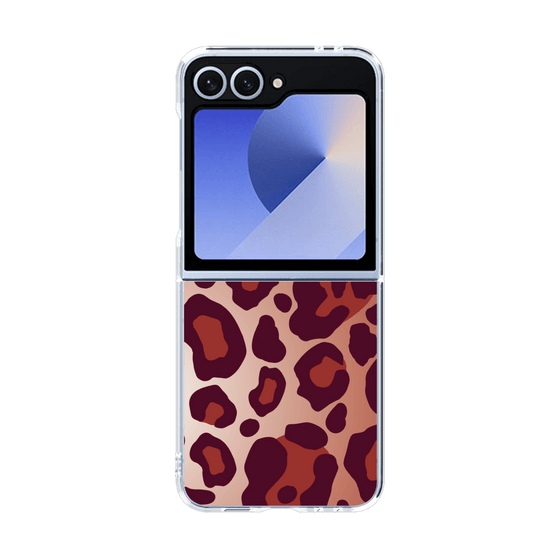 クリアケース［ Leopard - Red ］