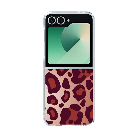 クリアケース［ Leopard - Red ］