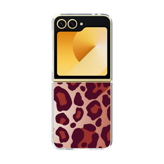 クリアケース［ Leopard - Red ］