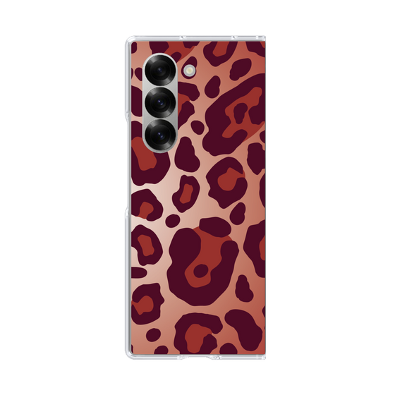 クリアケース［ Leopard - Red ］