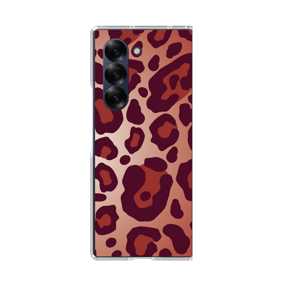 クリアケース［ Leopard - Red ］