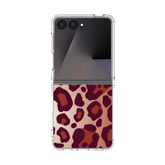 クリアケース［ Leopard - Red ］