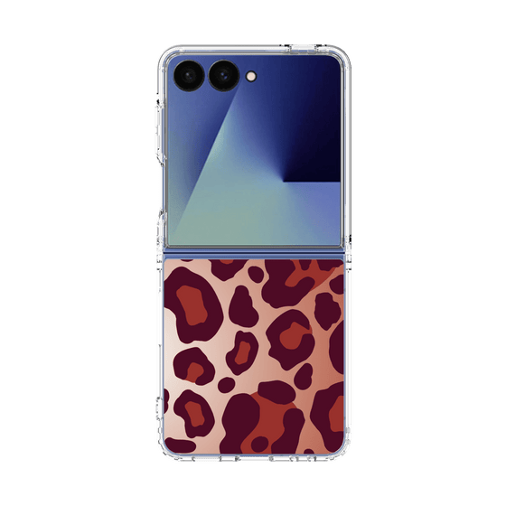 クリアケース［ Leopard - Red ］