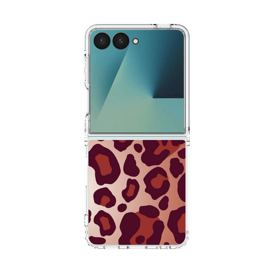 クリアケース［ Leopard - Red ］