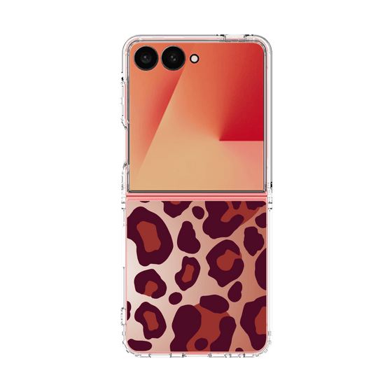 クリアケース［ Leopard - Red ］