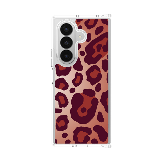 クリアケース［ Leopard - Red ］