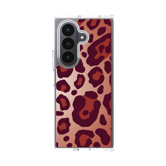 クリアケース［ Leopard - Red ］