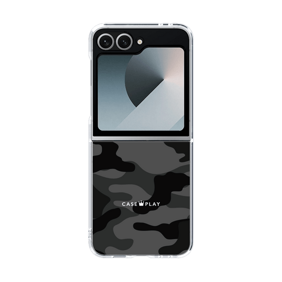 クリアケース［ Camouflage - Black ］