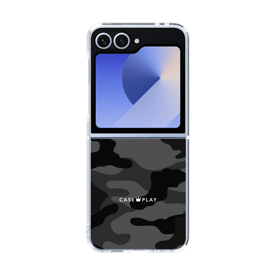 クリアケース［ Camouflage - Black ］