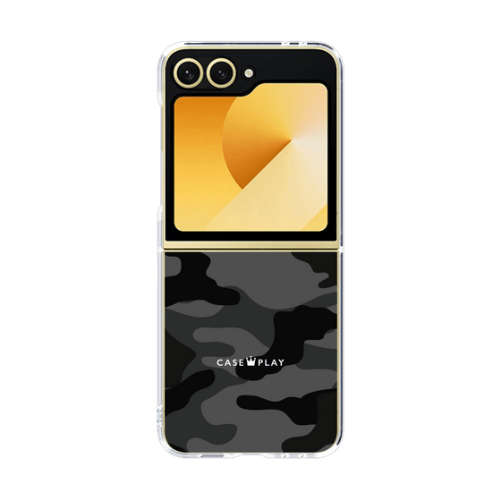 クリアケース［ Camouflage - Black ］