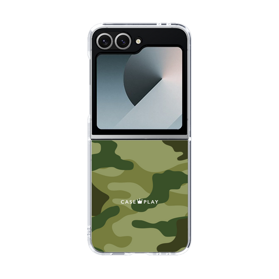 クリアケース［ Camouflage - Green ］