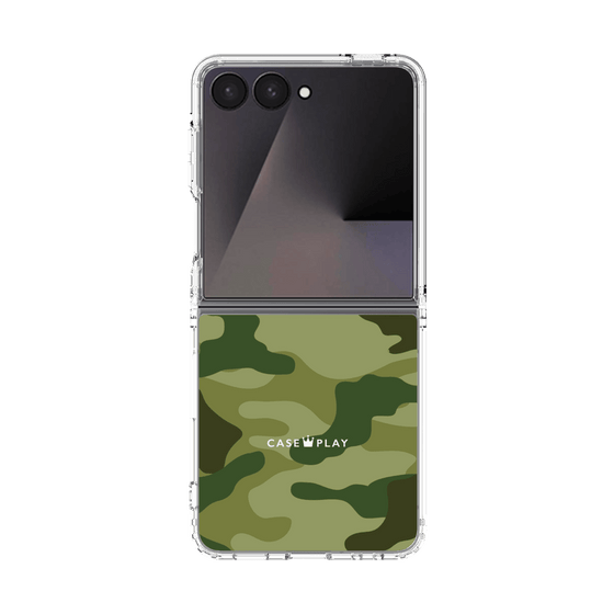 クリアケース［ Camouflage - Green ］