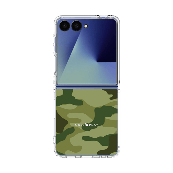 クリアケース［ Camouflage - Green ］