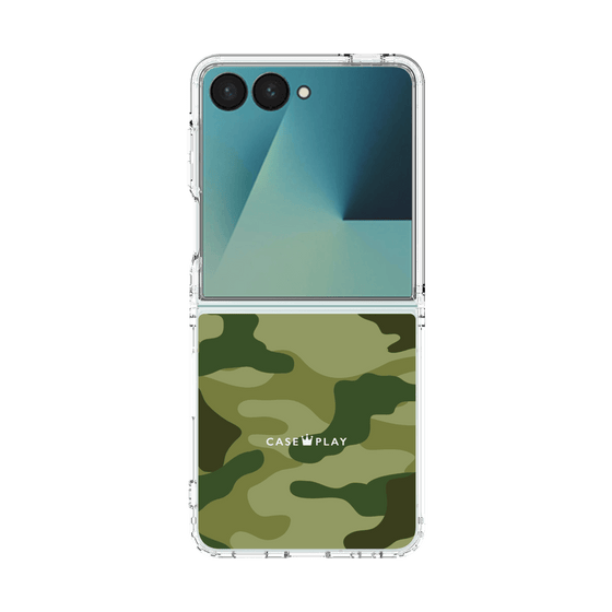 クリアケース［ Camouflage - Green ］