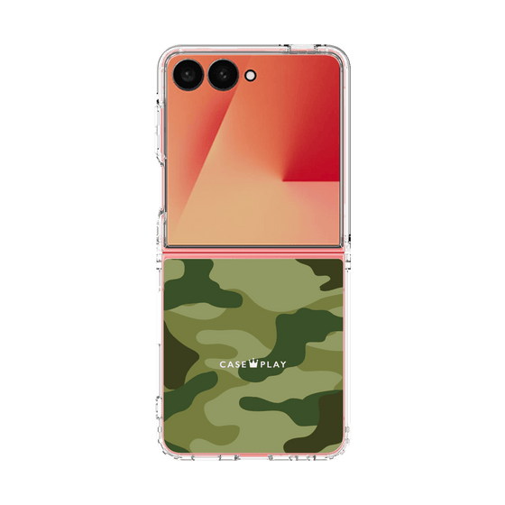 クリアケース［ Camouflage - Green ］