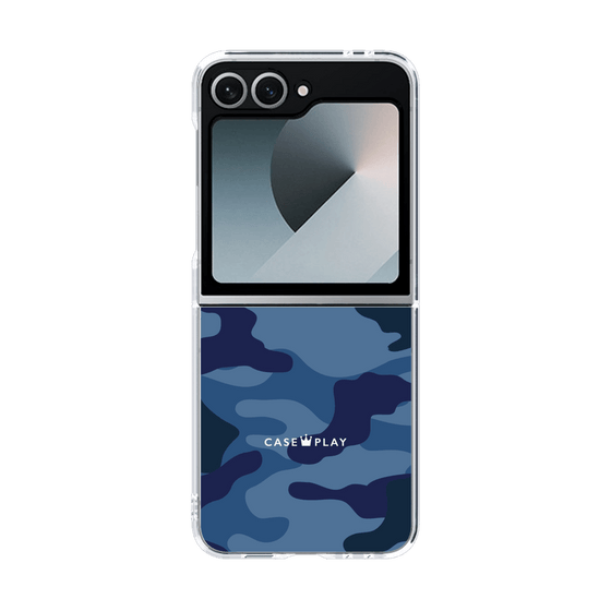 クリアケース［ Camouflage - Blue ］