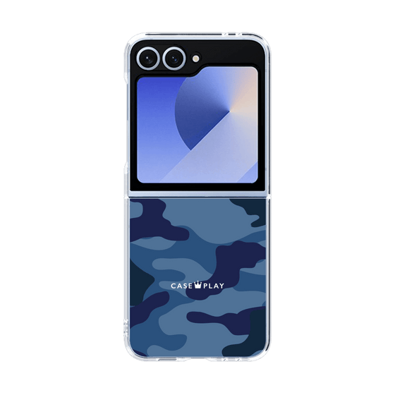 クリアケース［ Camouflage - Blue ］
