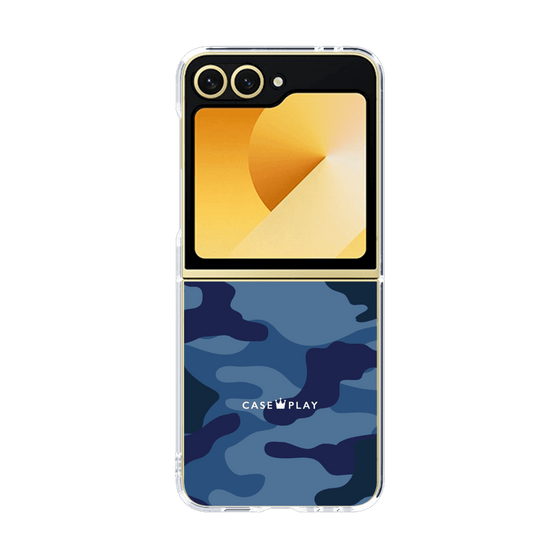 クリアケース［ Camouflage - Blue ］