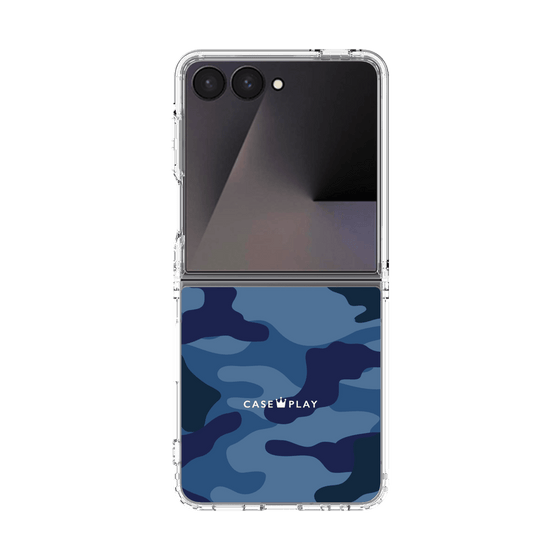 クリアケース［ Camouflage - Blue ］