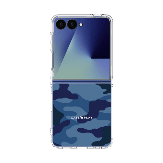 クリアケース［ Camouflage - Blue ］