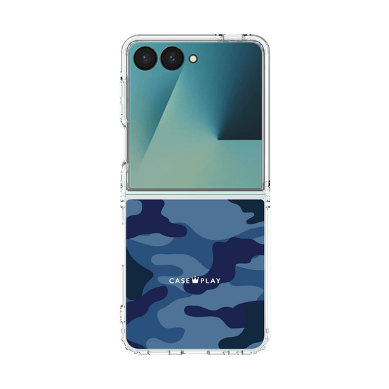 クリアケース［ Camouflage - Blue ］