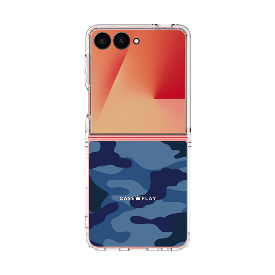 クリアケース［ Camouflage - Blue ］