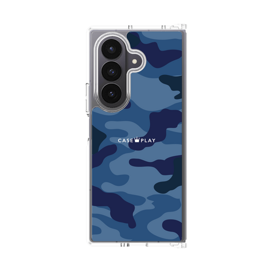クリアケース［ Camouflage - Blue ］