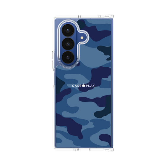クリアケース［ Camouflage - Blue ］