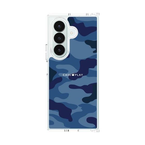 クリアケース［ Camouflage - Blue ］