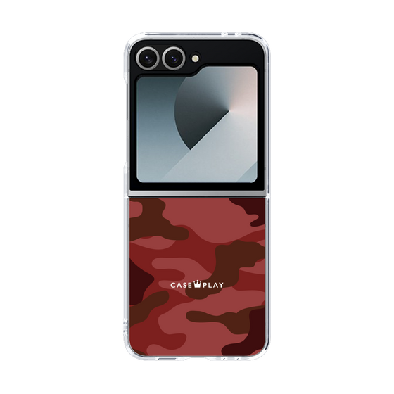 クリアケース［ Camouflage - Red ］