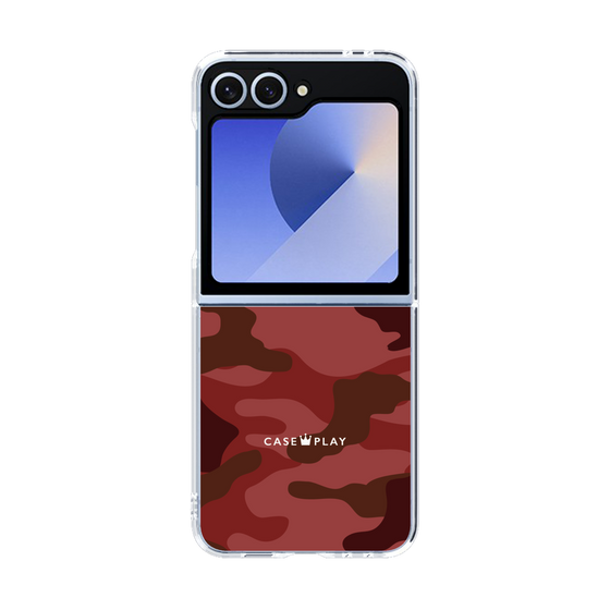 クリアケース［ Camouflage - Red ］