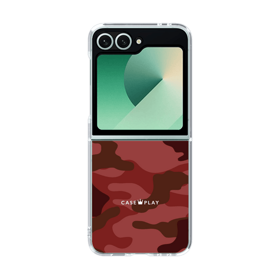 クリアケース［ Camouflage - Red ］