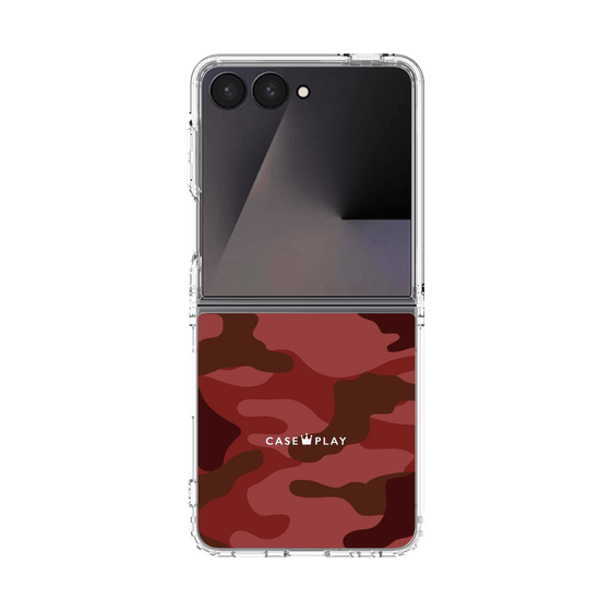 クリアケース［ Camouflage - Red ］