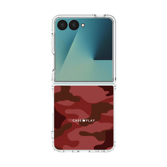 クリアケース［ Camouflage - Red ］